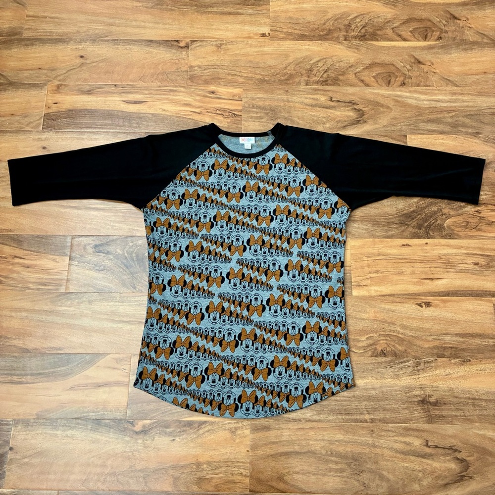 Disney by LuLaRoe Randy Shirt M Medium Vintage Minnie Mouse Black Rare